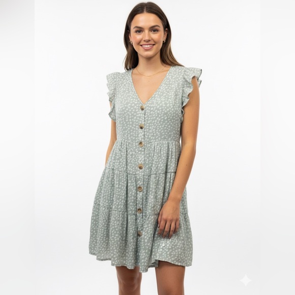 Blu Pepper Dresses & Skirts - Blu Pepper green Dress